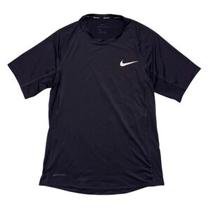 Nike Pro Compression Shirt Mens Medium Black Hypercool Fitted Gym